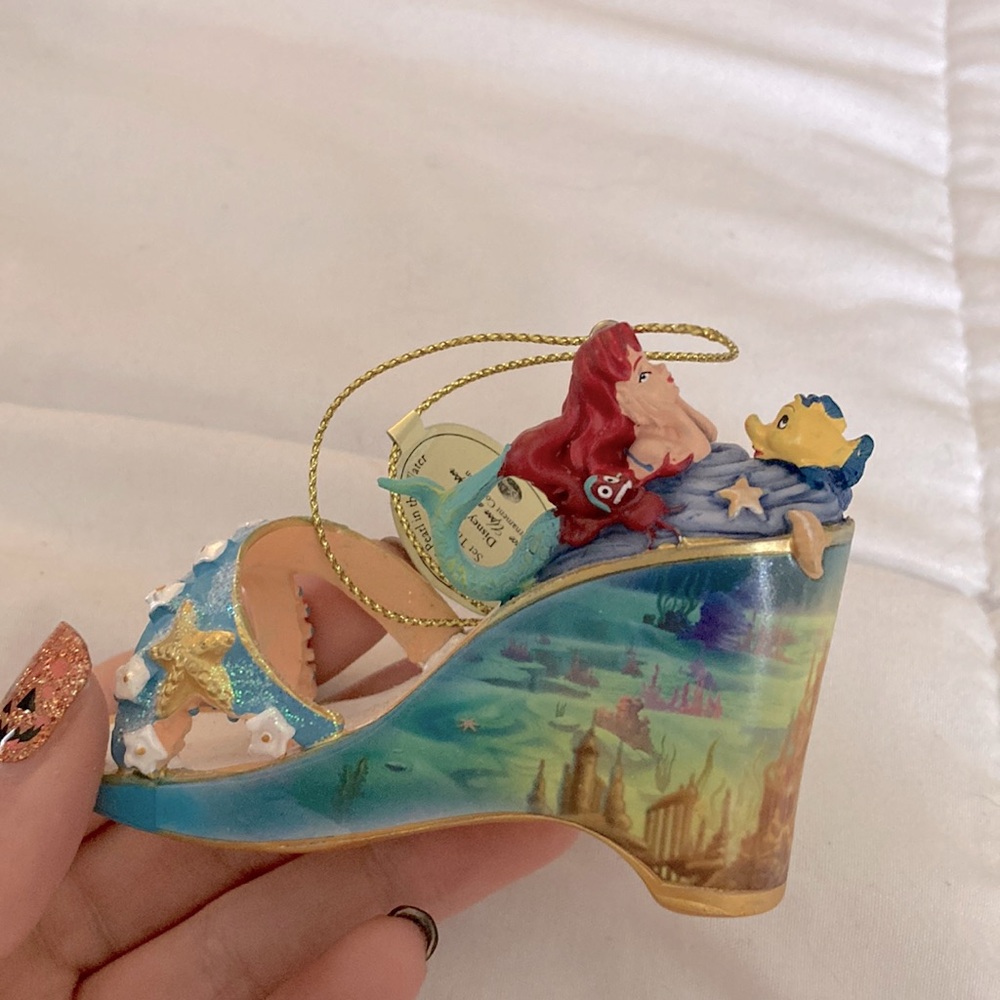 Disney “Ariel” shoe slipper ornament